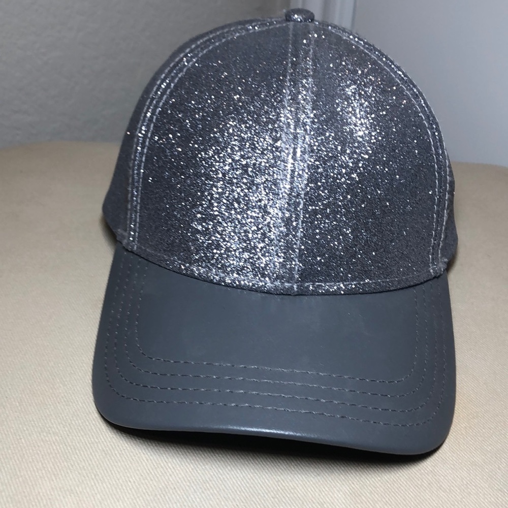 CC Silver Glitter Hat